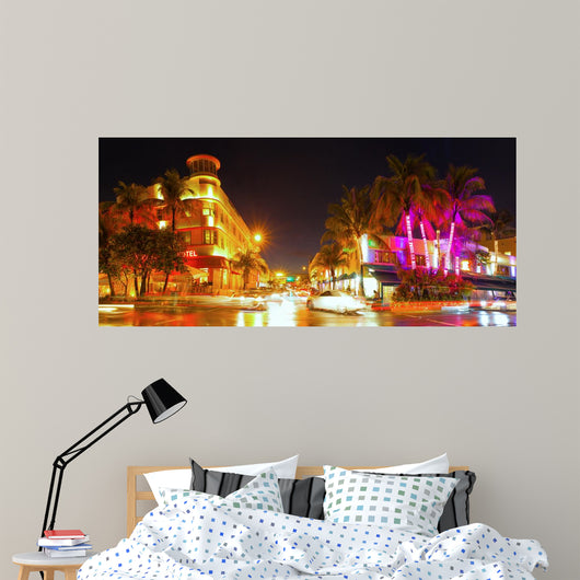 Miami Beach Florida Colorful Wall Decal