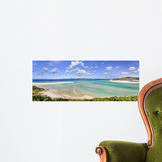 Qe Whitsundays Beach Panorama Wall Decal