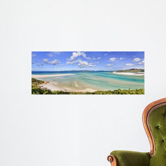 Qe Whitsundays Beach Panorama Wall Decal