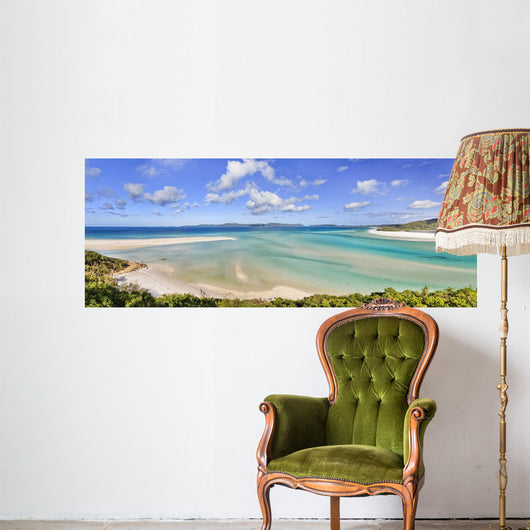 Qe Whitsundays Beach Panorama Wall Decal