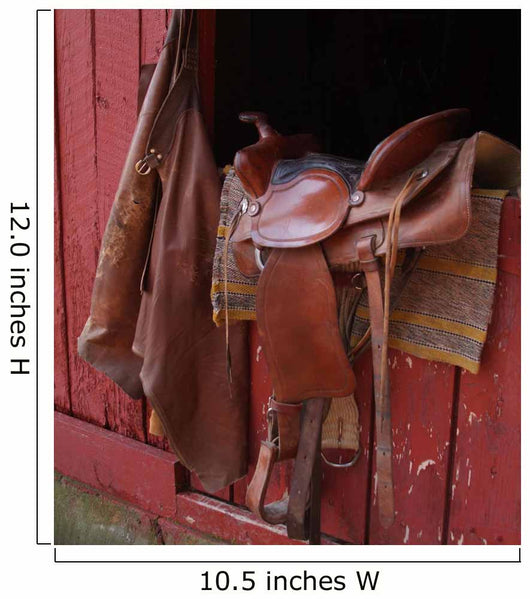Saddle and Chaps Barn Wall Decal