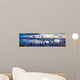 City and Harbor Dawn Wall Decal