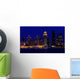 Louisville Kentucky Skyline Night Wall Decal