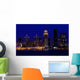 Louisville Kentucky Skyline Night Wall Decal