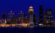 Louisville Kentucky Skyline Night Wall Decal