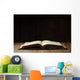 Image of an old Holy Bible on wooden background in a dark space Wall Mural