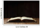 Image of an old Holy Bible on wooden background in a dark space Wall Mural