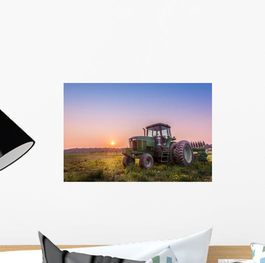 Tractor Field Maryland Farm Wall Decal