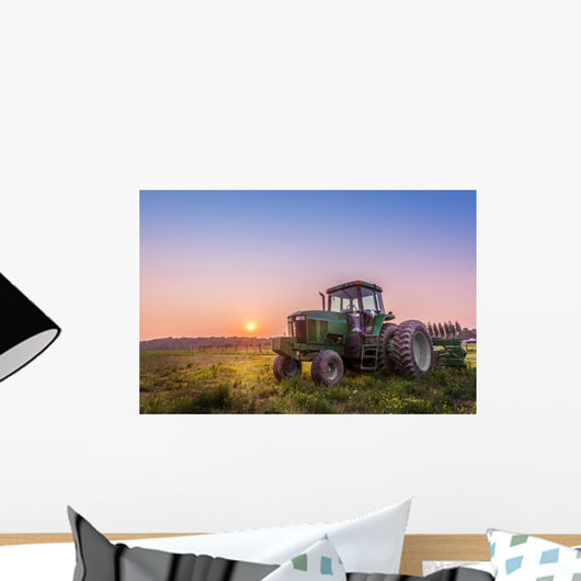 Tractor Field Maryland Farm Wall Decal