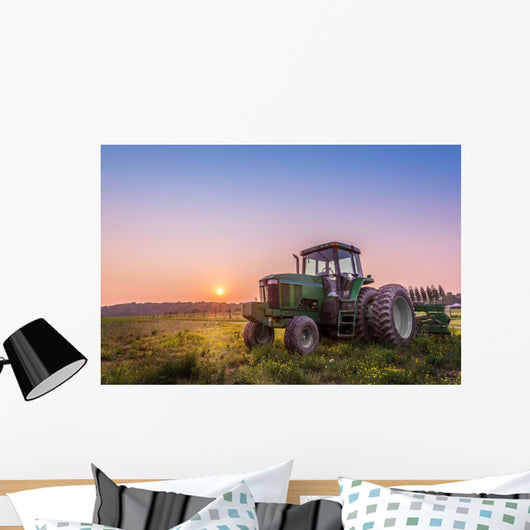 Tractor Field Maryland Farm Wall Decal