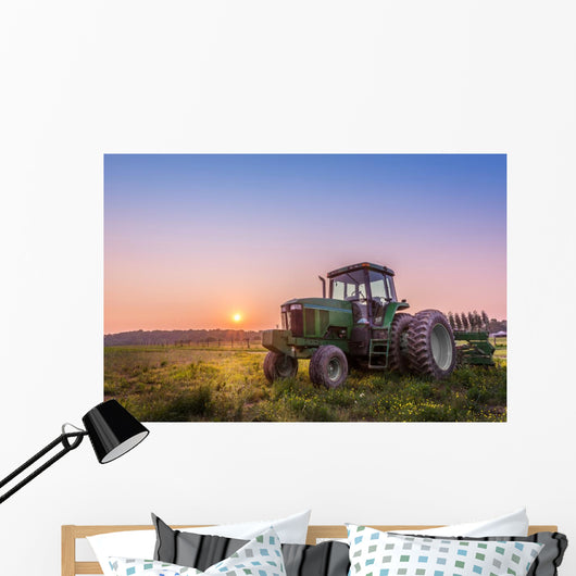 Tractor Field Maryland Farm Wall Decal
