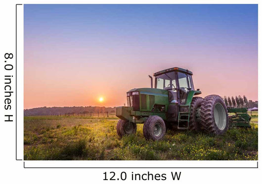 Tractor Field Maryland Farm Wall Decal