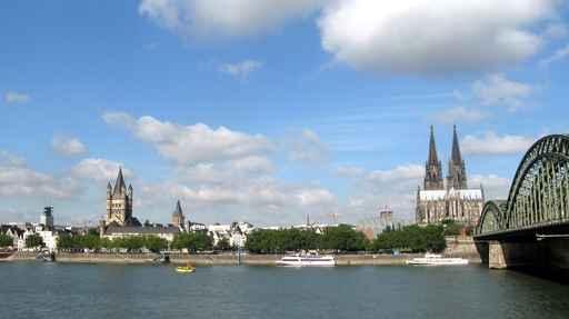 Cologne with Bridge Wall Decal