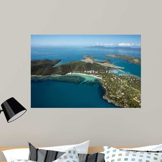 Hamilton Island Aerial Whitsunday Wall Decal