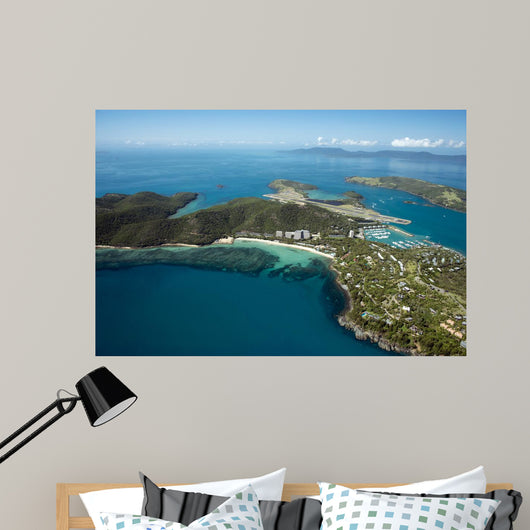Hamilton Island Aerial Whitsunday Wall Decal