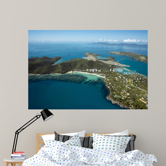 Hamilton Island Aerial Whitsunday Wall Decal