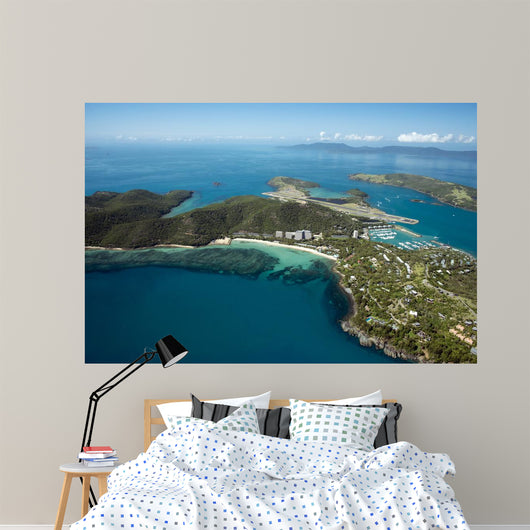Hamilton Island Aerial Whitsunday Wall Decal