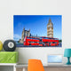 Big Ben with Buses Wall Decal