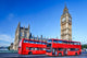 Big Ben with Buses Wall Decal