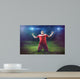 Victorious Soccer Player Wall Decal
