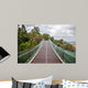 Hanging Walking Bridge over Wall Decal