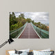 Hanging Walking Bridge over Wall Decal