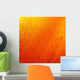 Yellow Orange with Grunge Wall Decal