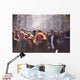 People Crowd Walking Street Wall Decal