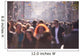 People Crowd Walking Street Wall Decal