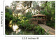 Tranquil Garden Gazebo Setting Wall Decal