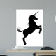 Unicorn Horse Silhouette Wall Decal