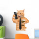 Business Cat Wall Decal