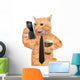 Business Cat Wall Decal
