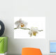 White Orchid Branch Wall Decal