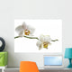 White Orchid Branch Wall Decal