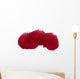 Three Red Rose Petals Wall Decal