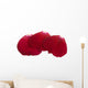 Three Red Rose Petals Wall Decal