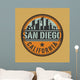 Stamp or Label with Wall Decal