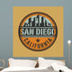 Stamp or Label with Wall Decal