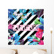 Tropical Exotic Floral Amour Wall Decal