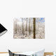 Snowy Smoky Mountains Wall Decal