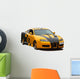 Yellow Sport Car Wall Decal
