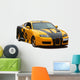 Yellow Sport Car Wall Decal