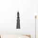 Castle Tower with Parapets Wall Decal