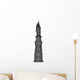 Castle Tower with Parapets Wall Decal