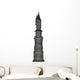 Castle Tower with Parapets Wall Decal
