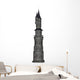 Castle Tower with Parapets Wall Decal
