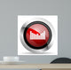 Sound Red Glossy Web Wall Decal