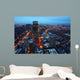 Aerial Night Boston City Wall Decal