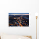Aerial Night Boston and Wall Decal